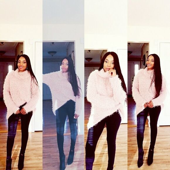 Braided wig with lace at the middle - Picture 4 of 7